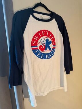 Swifties Tee Ball Graphic Raglan Shirt Taylor Swift Style Size L